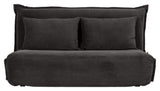 Halle, sovesofa 150cm - anthracite - Unoliving.com