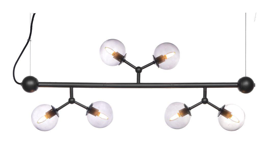 Halo Design ATOM Bordlampe Mini Smoke med 6 glas 6XG9 - Unoliving.com