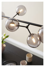 Halo Design ATOM Bordlampe, Smoke med 8 glas 8XG9 - Unoliving.com