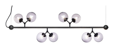 Halo Design ATOM Bordlampe, Smoke med 8 glas 8XG9 - Unoliving.com