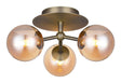 Halo Design ATOM Trio Antique, Messing 3XG9 - Unoliving.com