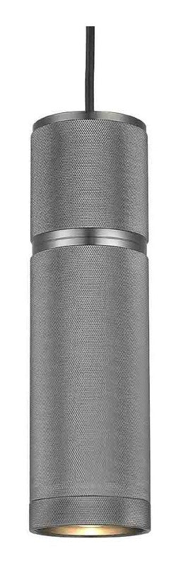 Halo Design Cylinder Pendel, Gun metal - Unoliving.com