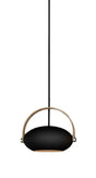 Halo Design D.C pendel Ø18, Sort m/egetræ 250cm cable - Unoliving.com