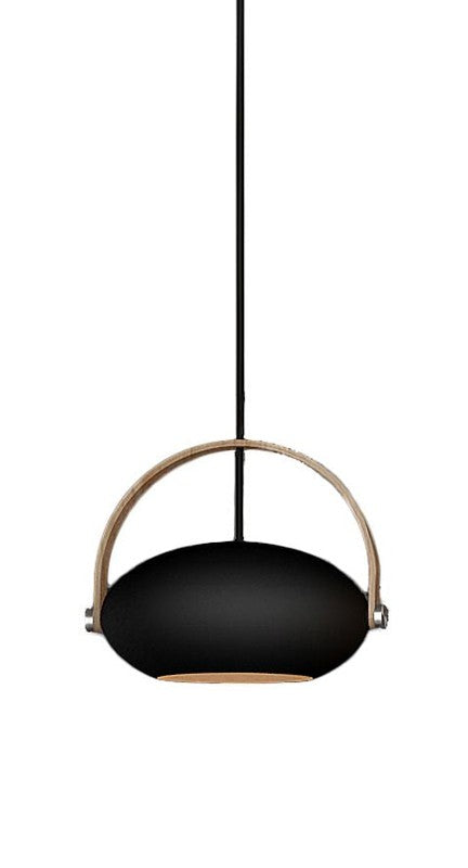 Halo Design D.C pendel Ø26, Sort m/egetræ 250cm cable - Unoliving.com