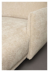 Harper Sofa m. højrevendt chaiselong, Beige - Unoliving.com