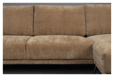 Harper Sofa m. højrevendt chaiselong, Camel - Unoliving.com