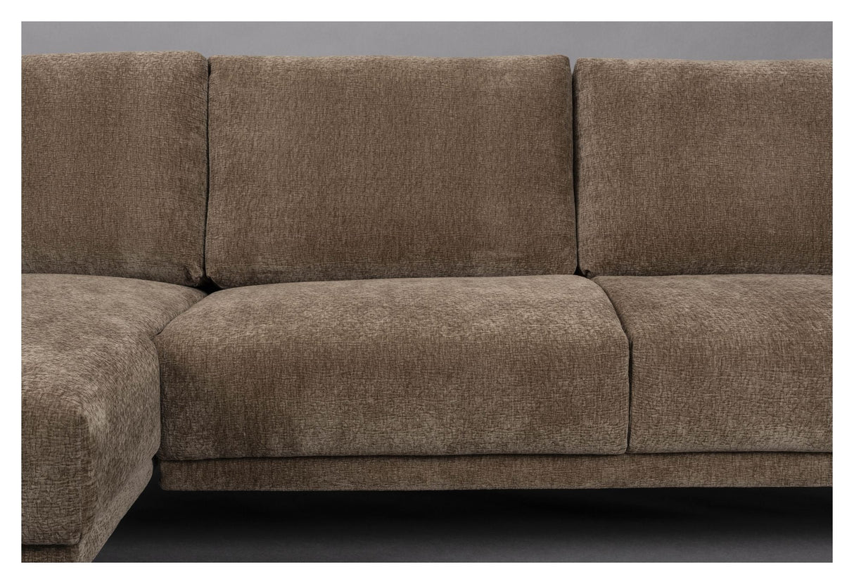 Harper Sofa m. venstrevendt chaiselong, Coffee