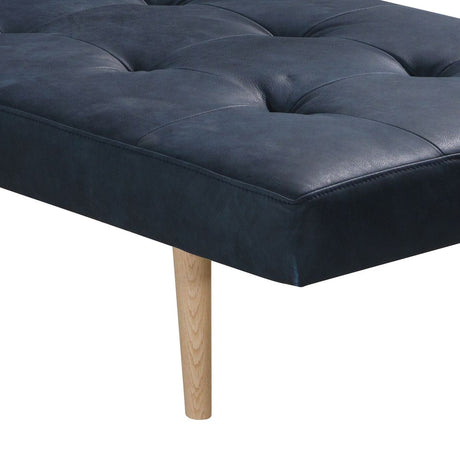 Harvey Daybed - Blå Anilin Læder - Unoliving.com