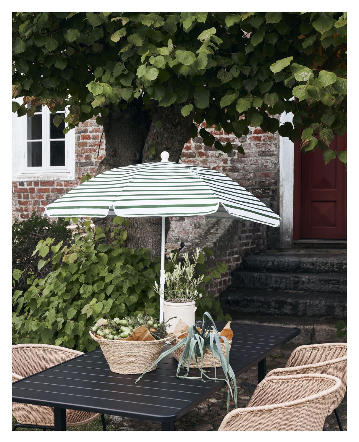 Helo Havebord, 90x200, Sort - Unoliving.com