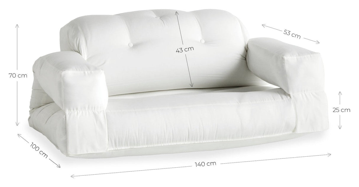 Hippo Out Futonsofa, Beige - Unoliving.com