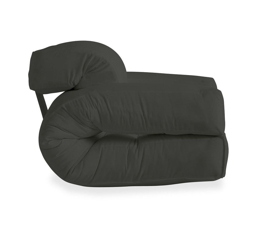 Hippo Out Futonstol, Mørk Grey - Unoliving.com