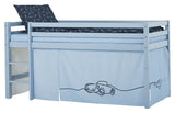 Hoppekids ECO Dream Halvhøj seng 90x200 - Dream Blue - Unoliving.com