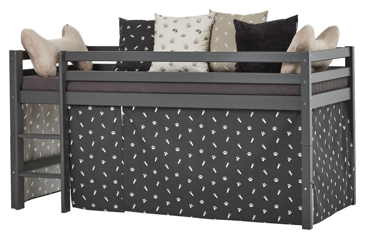 Hoppekids ECO Dream Halvhøj seng 90x200 - Grå - Unoliving.com