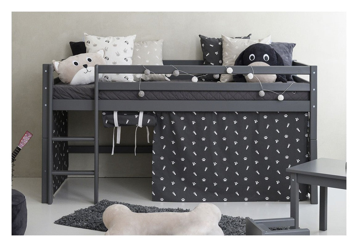 Hoppekids ECO Dream Halvhøj seng 90x200 - Grå - Unoliving.com