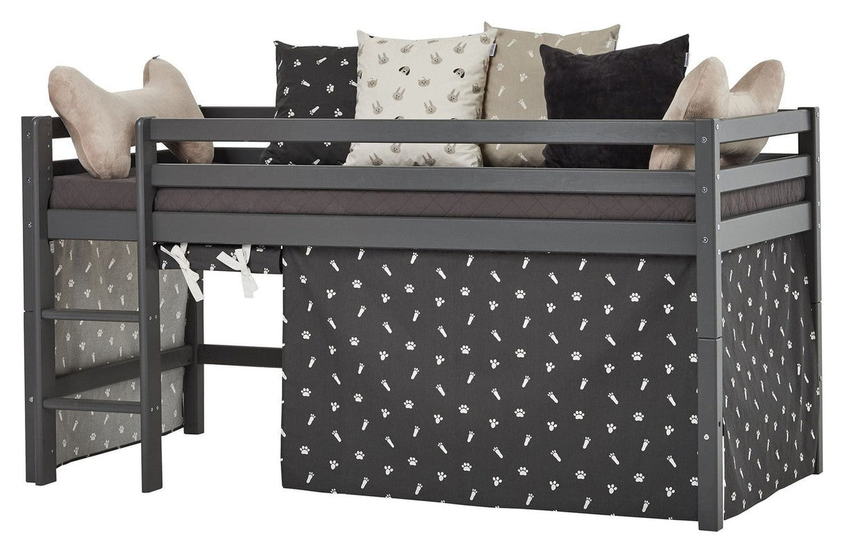 Hoppekids ECO Dream Halvhøj seng 90x200 - Grå - Unoliving.com