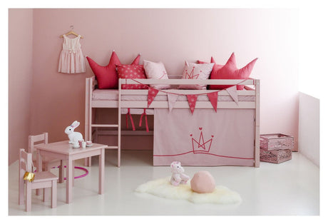 Hoppekids ECO Dream Halvhøj seng 90x200 - Pale Rose - Unoliving.com