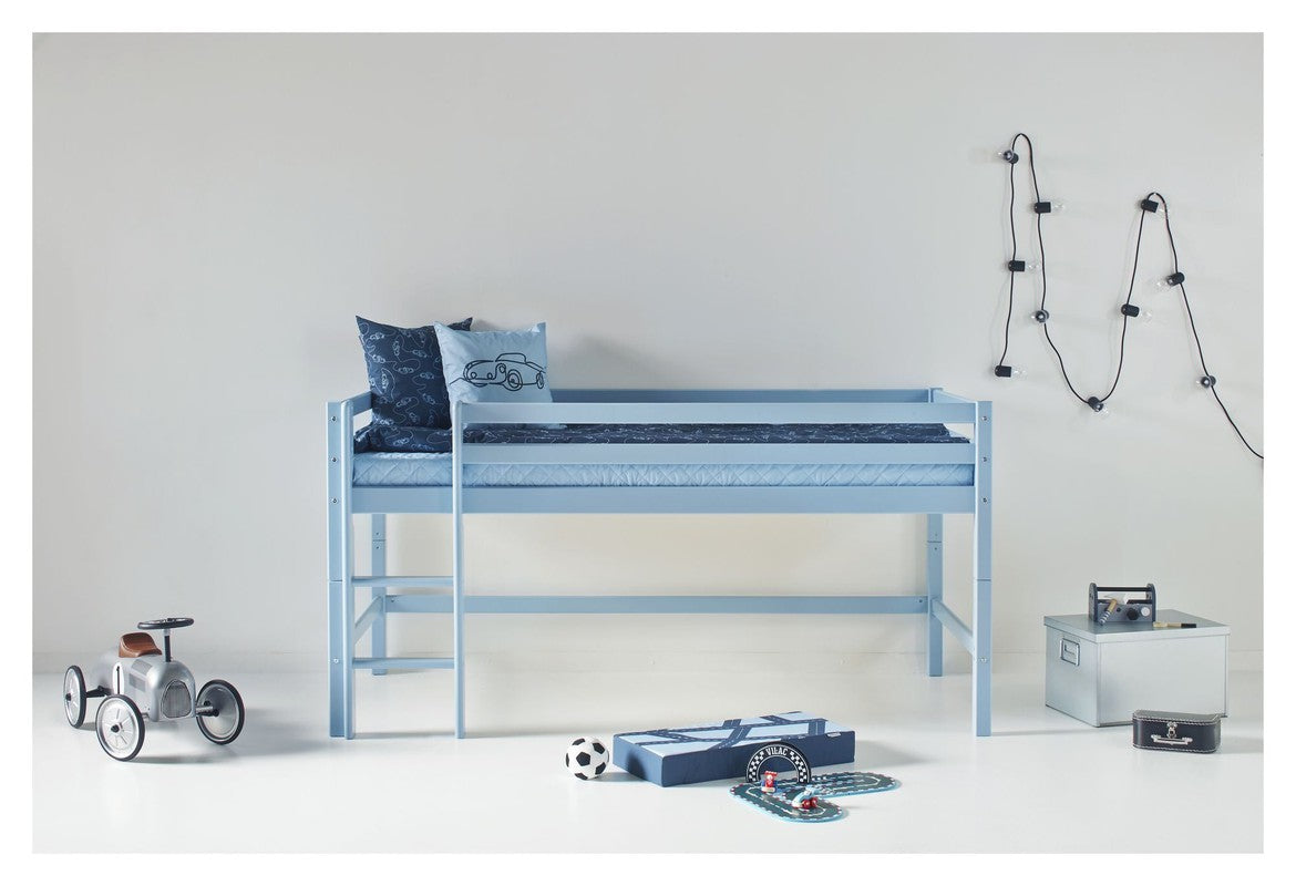 Hoppekids ECO Dream My Color Halvhøj Seng 90x200 - Dream Blue - Unoliving.com