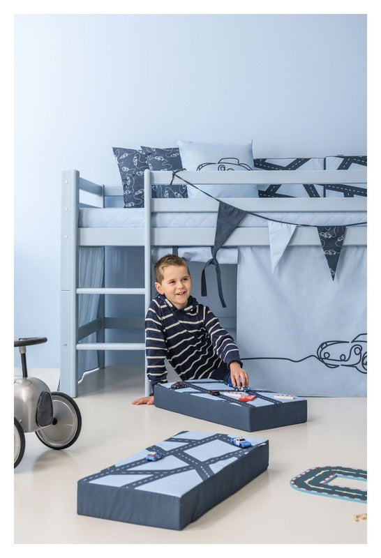 Hoppekids ECO Dream My Color Halvhøj Seng 90x200 - Dream Blue - Unoliving.com