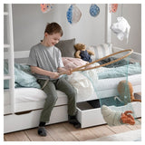 Hoppekids ECO Luxury Køjeseng sengehest 90x200 - Hvid - Unoliving.com