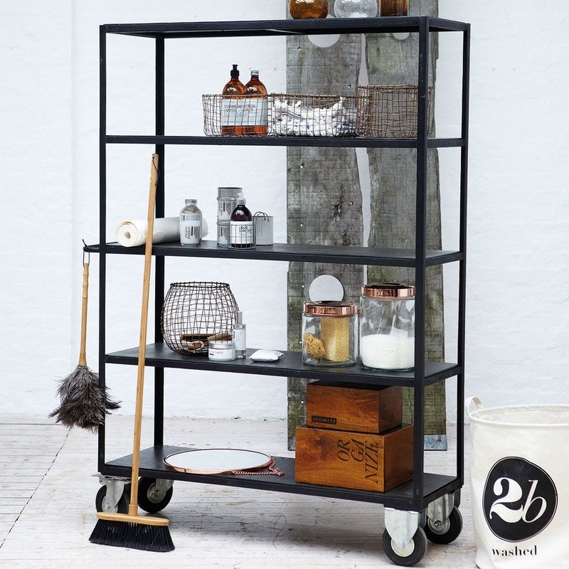 House Doctor Rolling Bookcase - Unoliving.com