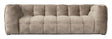 Hudson Sofa - beige m. sorte ben - Unoliving.com