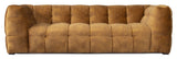 Hudson Sofa - lys Cognac m. sorte ben - Unoliving.com