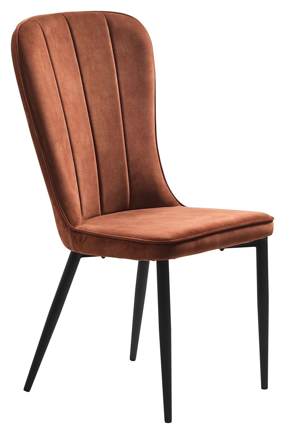 Hudson Spisebordsstol, Rust Velour - Unoliving.com