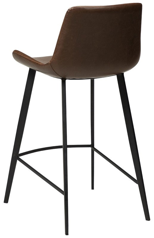 Hype barstol Vintage Cocoa Kunstlæder, SH: 65cm - Unoliving.com