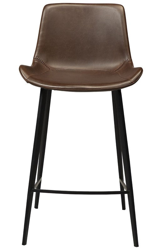 Hype barstol Vintage Cocoa Kunstlæder, SH: 65cm - Unoliving.com