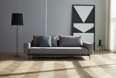 Idun Sovesofa 140 m. egeben, Mixed Dance/Grey - Unoliving.com