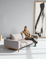 Idun Sovesofa 140 m. egeben, Mixed Dance/Grey - Unoliving.com