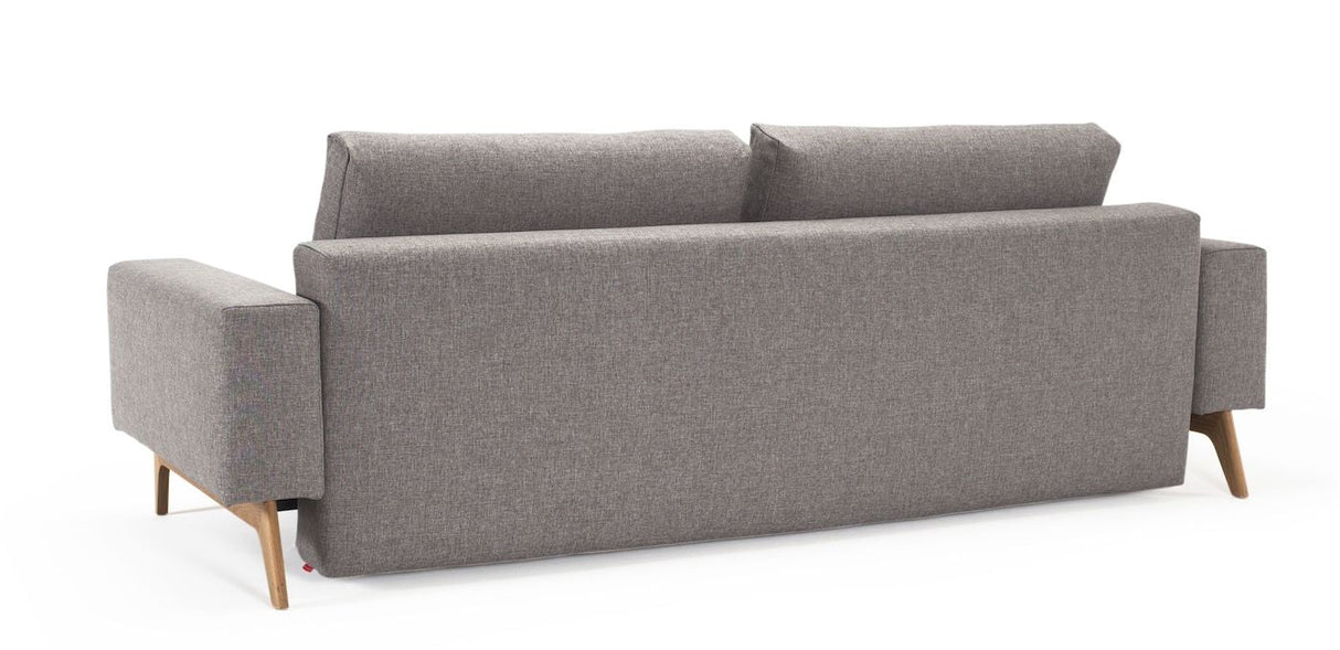 Idun Sovesofa 140 m. egeben, Mixed Dance/Grey - Unoliving.com