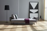 Idun Sovesofa 140 m. egeben, Mixed Dance/Grey - Unoliving.com