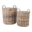 Indo Kurve i Cubu Rattan s/2, Natur - Unoliving.com