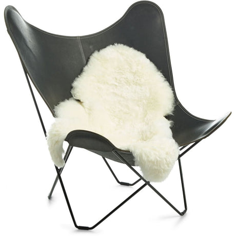 Islandsk korthåret Lammeskind 100-120cm - Off White - Unoliving.com