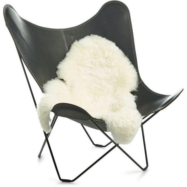 Islandsk korthåret Lammeskind +120cm - Off White - Unoliving.com