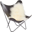 Islandsk langhåret Lammeskind 100-120cm - Off White - Unoliving.com