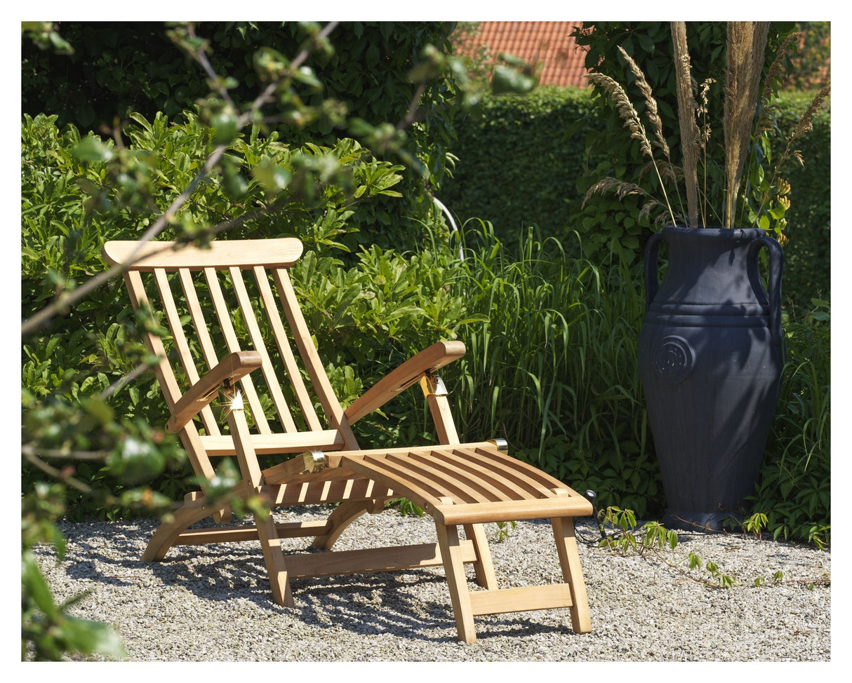 Jackson Deckchair, Teak - Unoliving.com