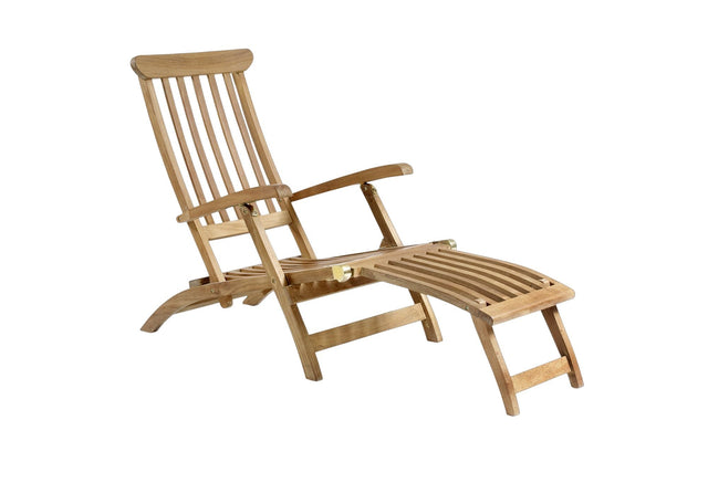 Jackson Deckchair, Teak - Unoliving.com