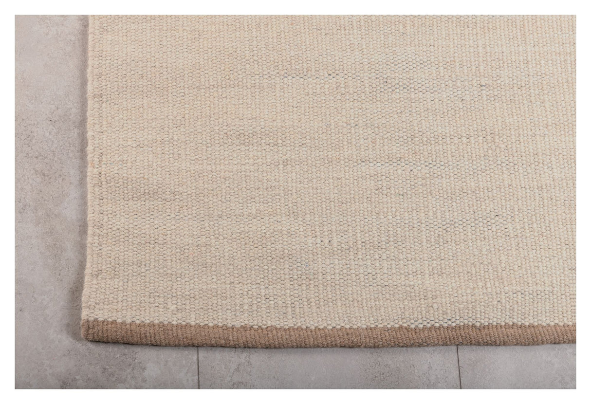 Jaipur uldmix tæppe, 200x300, Beige - Unoliving.com