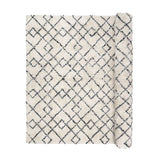 Janson Tæppe 300x200 bomuld - Ivory/Sort - Unoliving.com