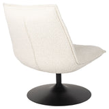 Jax Loungestol, Offwhite Bouclé - Unoliving.com