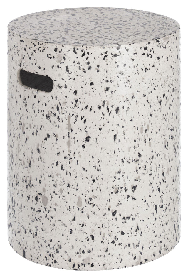 Jenell Outdoor Sidebord, Ø35, Hvid Fibercement - Unoliving.com