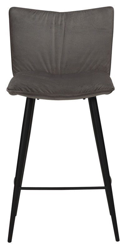 Join barstol, Alu-Grå Velour, SH: 67cm - Unoliving.com