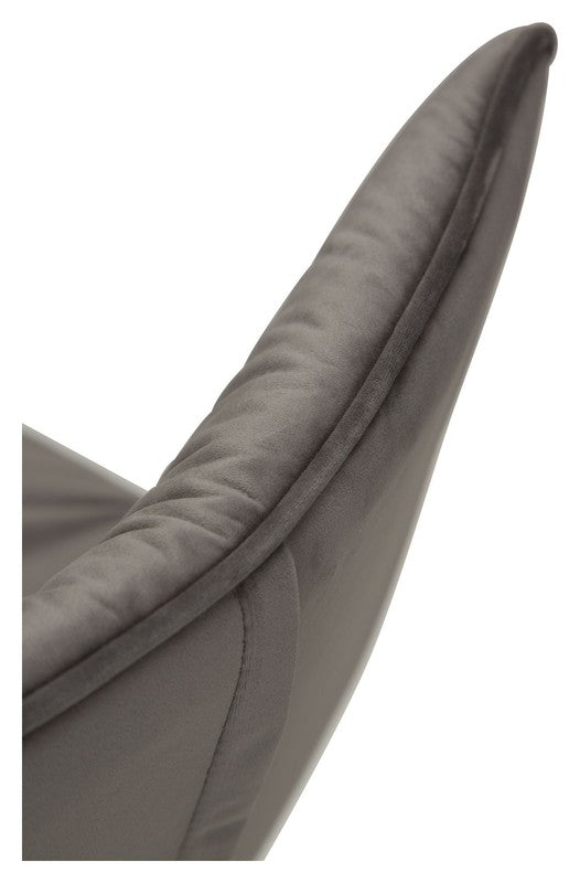 Join barstol, Alu-Grå Velour, SH: 67cm - Unoliving.com