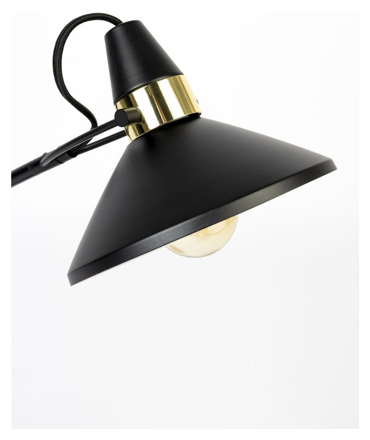 Jona Bordlampe, Sort, Messing - Unoliving.com