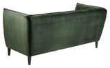 Jonna 2,5-pers. Sofa, Skovgrøn Velour - Unoliving.com