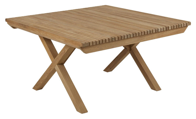 Julita Loungebord Teak, 90x90 - Unoliving.com