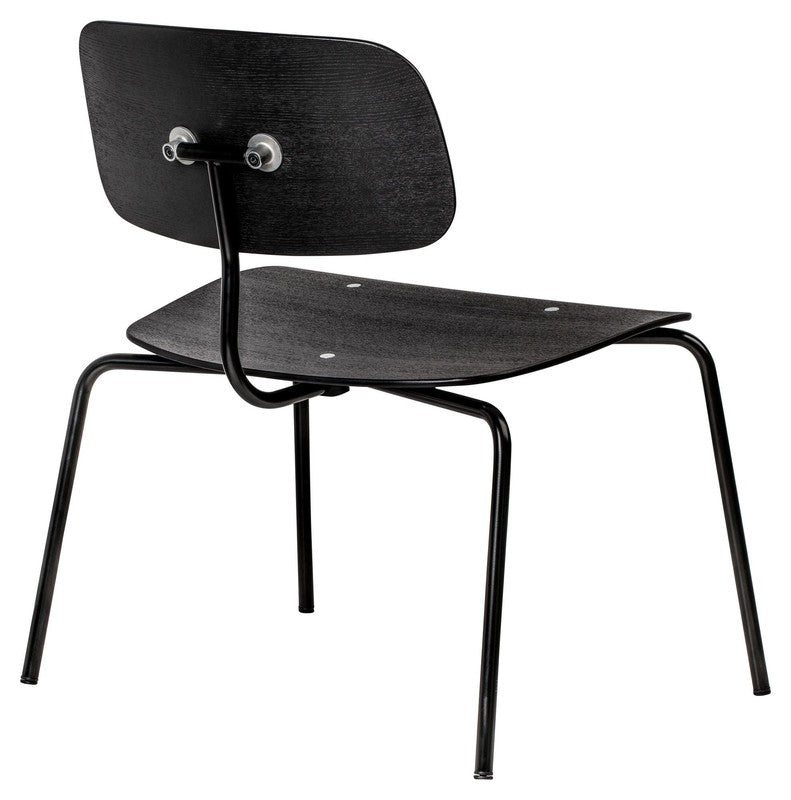 KEVI 2063 Loungestol, Sort/Sort - Unoliving.com