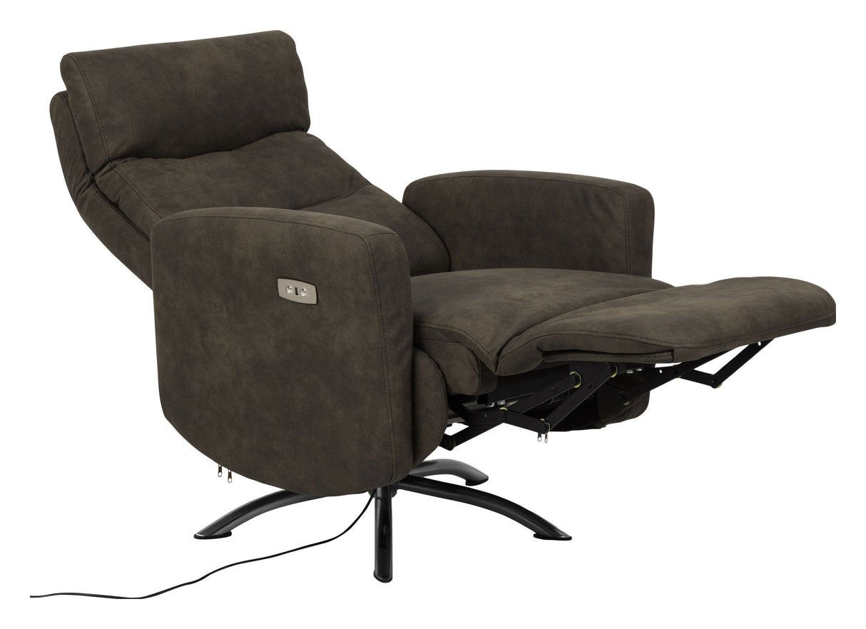 Kamares Recliner, Grå stof - Unoliving.com